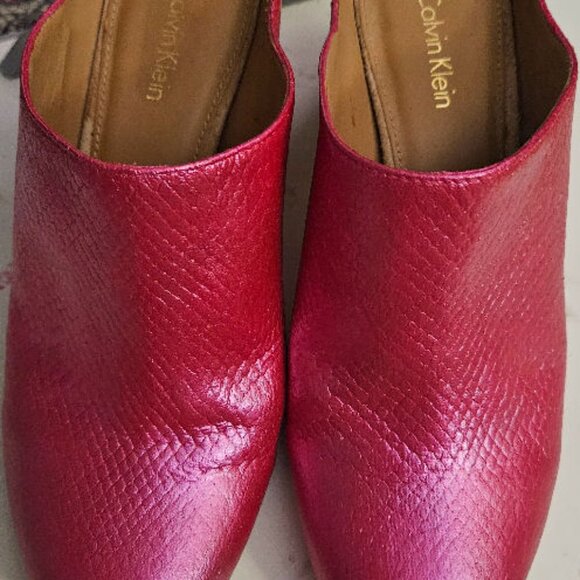 Calvin Klein Leather Mules - Picture 11 of 16